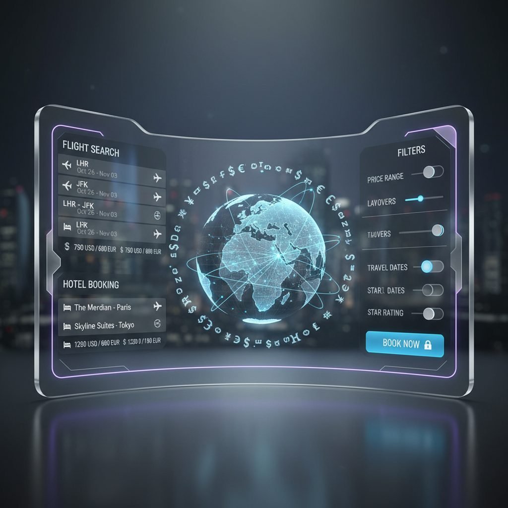 Smart traveler with phone app and travel documents